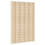 Vidaxl vitrine de collection en bois avec 90 compartiments 50, 5 x 4, 5 x 79 cm
