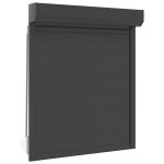 Vidaxl volet roulant aluminium 100x130 cm anthracite
