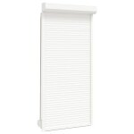 Vidaxl volet roulant aluminium 100x210 cm blanc