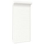 Vidaxl volet roulant aluminium 110x220 cm blanc