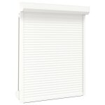 Vidaxl volet roulant aluminium 120x150 cm blanc