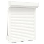 Vidaxl volet roulant aluminium 70x100 cm blanc