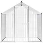 Vidaxl volière d'extérieur aluminium 178 x 122 x 194 cm Vidaxl volière d'extérieur aluminium 178 x 122 x 194 cm