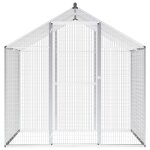 Vidaxl volière d'extérieur aluminium 178 x 122 x 194 cm Vidaxl volière d'extérieur aluminium 178 x 122 x 194 cm