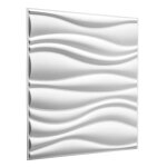 Wallart panneaux muraux 3d 24 pcs ga - wa04 waves