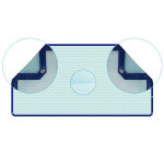 Bche  bulles 400 microns pour piscine composite octogonale romagny - just'apos