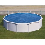 B�che � bulles pour piscine acier ronde � 3, 50 m - gr�