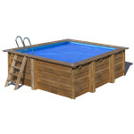 Bâche à bulles pour piscine bois carrée carra 3, 05 x 3, 05 m - gré Bâche à bulles pour piscine bois carrée carra 3, 05 x 3, 05 m - gré