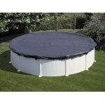 B�che d'hivernage 180 g / m� pour piscine acier ronde � 4, 60 m - gr�