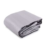 Bche de protection pour piscine tubulaire ronde graphite  4, 78 m - intex