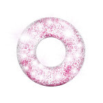 Bou�e gonflable paillettes rose � 119 cm - intex