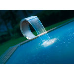 Cascade de piscine mamba led en inox - ubbink