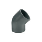 Coude pvc pression 45° femelle Ø 63 mm - fitt Coude pvc pression 45° femelle Ø 63 mm - fitt