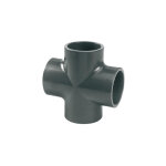 Croix pvc pression 90� femelle � 50 mm - fitt