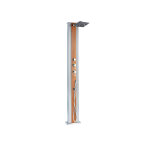 Douche solaire 40 l dada straight inox habillage effet bois - formidra