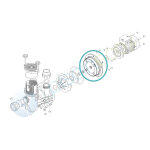 Flasque pour pompe srie hps025  srie hps075 - hydroswim