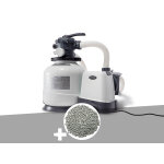 Groupe de filtration  sable sx2800 8 m / h + 20 kg de zolite - intex