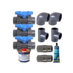 Kit by - pass pour pompe à chaleur heatermax inverter - ubbink Kit by - pass pour pompe à chaleur heatermax inverter - ubbink