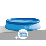Kit piscine autoporte intex easy set 3, 05 x 0, 76 m (avec filtration) + 6 cartouches