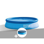 Kit piscine autoporte intex easy set 3, 05 x 0, 76 m (avec filtration) + bche de protection