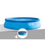 Kit piscine autoporte intex easy set 4, 57 x 0, 84 m + bche de protection