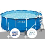 Kit piscine tubulaire intex metal frame ronde 4, 57 x 1, 22 m + 6 cartouches de filtration + kit d'entretien ... Kit piscine tubulaire intex metal frame ronde 4, 57 x 1, 22 m + 6 cartouches de filtration + kit d'entretien ...