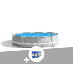 Kit piscine tubulaire intex prism frame ronde 3, 66 x 0, 76 m + 6 cartouches de filtration Kit piscine tubulaire intex prism frame ronde 3, 66 x 0, 76 m + 6 cartouches de filtration