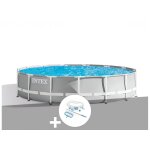 Kit piscine tubulaire intex prism frame ronde 4, 57 x 1, 22 m + kit d'entretien Kit piscine tubulaire intex prism frame ronde 4, 57 x 1, 22 m + kit d'entretien
