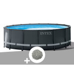 Kit piscine tubulaire intex ultra xtr frame ronde 4, 27 x 1, 22 m + 10 kg de zéolite Kit piscine tubulaire intex ultra xtr frame ronde 4, 27 x 1, 22 m + 10 kg de zéolite