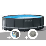 Kit piscine tubulaire intex ultra xtr frame ronde 4, 27 x 1, 22 m + bâche à bulles + 10 kg de zéolite ... Kit piscine tubulaire intex ultra xtr frame ronde 4, 27 x 1, 22 m + bâche à bulles + 10 kg de zéolite ...
