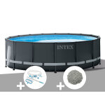 Kit piscine tubulaire intex ultra xtr frame ronde 4, 27 x 1, 22 m + kit d'entretien + 10 kg de zéolite ... Kit piscine tubulaire intex ultra xtr frame ronde 4, 27 x 1, 22 m + kit d'entretien + 10 kg de zéolite ...