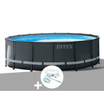 Kit piscine tubulaire intex ultra xtr frame ronde 4, 27 x 1, 22 m + kit d'entretien Kit piscine tubulaire intex ultra xtr frame ronde 4, 27 x 1, 22 m + kit d'entretien