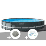 Kit piscine tubulaire intex ultra xtr frame ronde 6, 10 x 1, 22 m + 20 kg de zéolite + kit d'entretien ... Kit piscine tubulaire intex ultra xtr frame ronde 6, 10 x 1, 22 m + 20 kg de zéolite + kit d'entretien ...