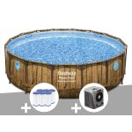 Kit piscine tubulaire ronde bestway power steel avec hublots 4, 88 x 1, 22 m + 6 cartouches de filtration ... Kit piscine tubulaire ronde bestway power steel avec hublots 4, 88 x 1, 22 m + 6 cartouches de filtration ...