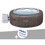 Kit spa gonflable bestway lay - z - spa dominica rond hydrojet 4 / 6 places + 6 filtres