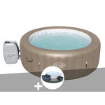 Kit spa gonflable bestway lay - z - spa palm springs rond airjet 4 / 6 places + ensemble mobilier Kit spa gonflable bestway lay - z - spa palm springs rond airjet 4 / 6 places + ensemble mobilier