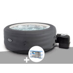 Kit spa gonflable intex purespa access rond bulles 4 places + 6 filtres