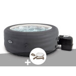 Kit spa gonflable intex purespa access rond bulles 4 places + kit d'entretien