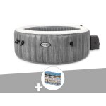 Kit spa gonflable intex purespa baltik rond bulles 4 places + 6 filtres