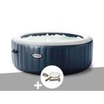 Kit spa gonflable intex purespa blue navy rond bulles 4 places + kit d'entretien Kit spa gonflable intex purespa blue navy rond bulles 4 places + kit d'entretien