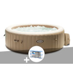Kit spa gonflable intex purespa sahara rond bulles 4 places + 6 filtres Kit spa gonflable intex purespa sahara rond bulles 4 places + 6 filtres