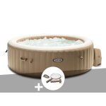 Kit spa gonflable intex purespa sahara rond bulles 4 places + kit d'entretien Kit spa gonflable intex purespa sahara rond bulles 4 places + kit d'entretien