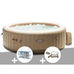 Kit spa gonflable intex purespa sahara rond bulles 6 places + 6 filtres + kit d'entretien Kit spa gonflable intex purespa sahara rond bulles 6 places + 6 filtres + kit d'entretien