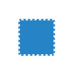Lot de 9 dalles de protection de sol pour piscine 50 x 50 cm bleues paisseur 4, 5 mm pour piscine et ...