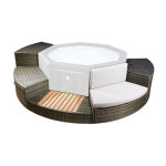 Mobilier 5 modules pour spa portable semi - rigide octopus - netspa