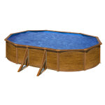 Piscine acier aspect bois gré pacific ovale 5, 27 x 3, 27 x 1, 22 m - gré Piscine acier aspect bois gré pacific ovale 5, 27 x 3, 27 x 1, 22 m - gré