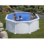 Piscine acier blanc atlantis ronde 3, 70 x 1, 32 m - gr
