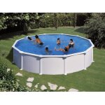 Piscine acier blanc atlantis ronde 5, 70 x 1, 32 m - gr