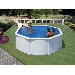 Piscine acier blanc fidji ronde 3, 20 x 1, 22 m - gr�
