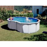 Piscine acier blanc varadero en huit 6, 45 x 3, 95 x 1, 22 m - gr